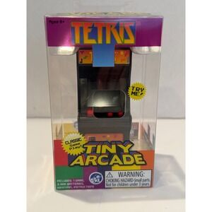 NIB The Worlds Smallest Tiny Arcade Tetris, Multicolor, 3.75" Fully Functional